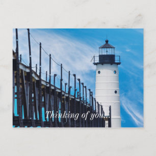 Along Manistee Thinking Of You Postcard