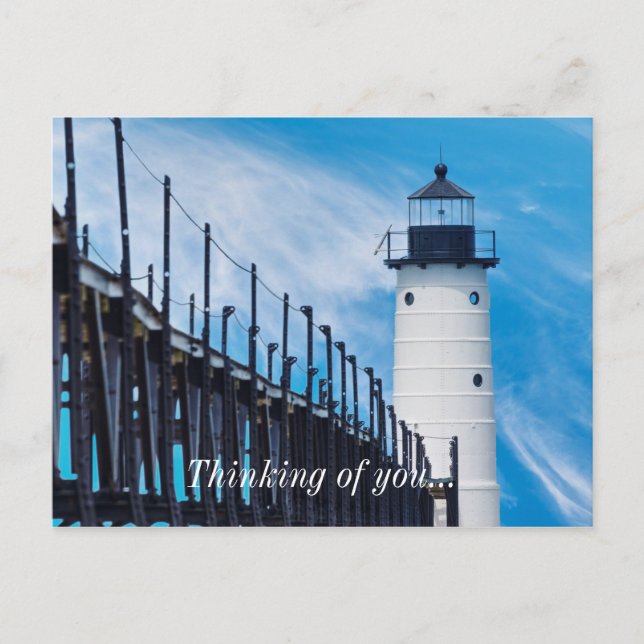 Along Manistee Thinking Of You Postcard (Front)