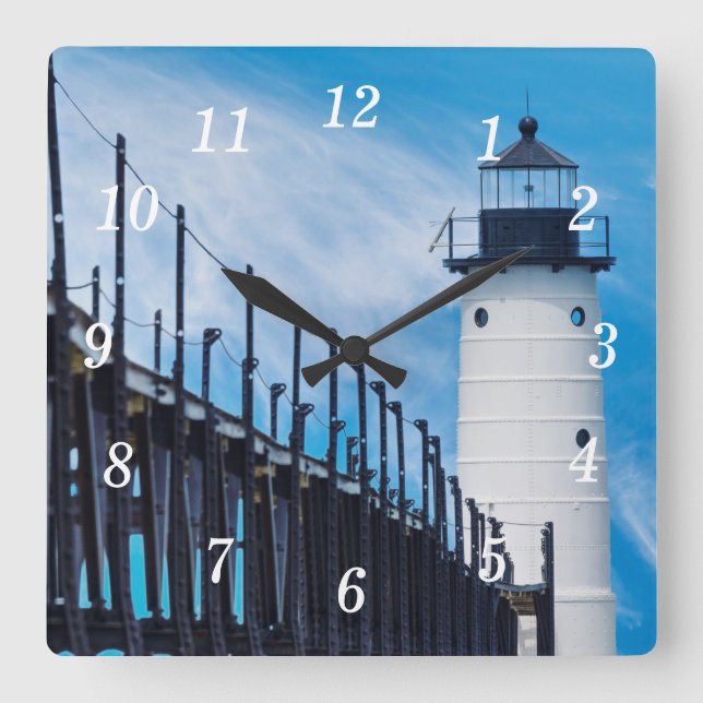 Along Manistee Wall Clock (Front)