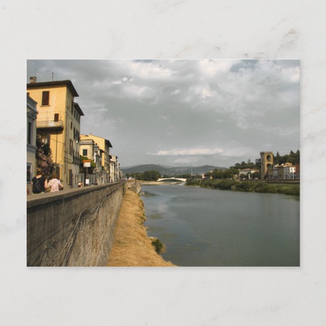 Along the Arno Postcard (Front)