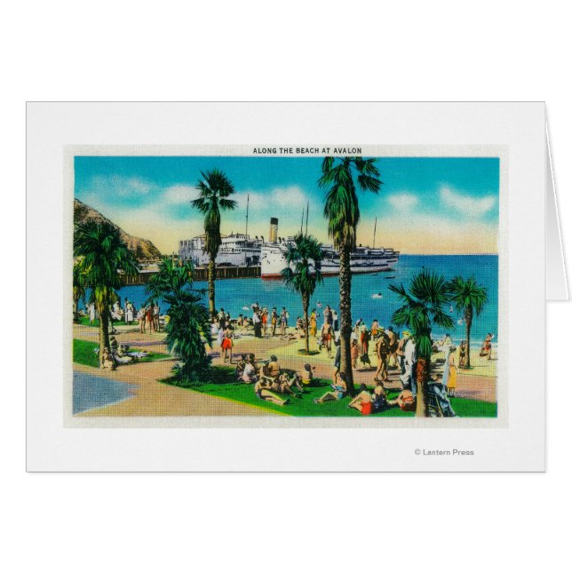 Along the Beach at AvalonCatalina Island, CA (Front Horizontal)