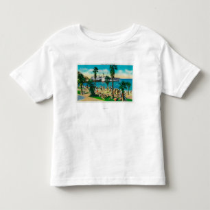 Along the Beach at AvalonCatalina Island, CA Toddler T-Shirt