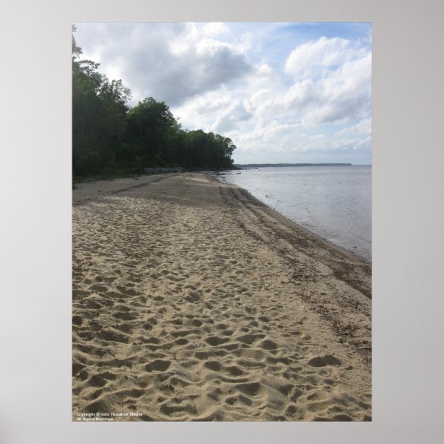 "Along the Beach" poster (Front)