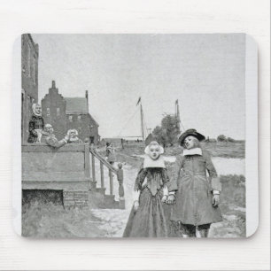 Along the Canal in Old Manhattan Mouse Mat