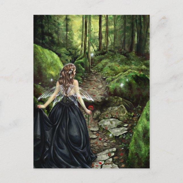 Along the Forest Path Postcard (Front)