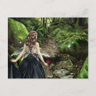 Along the Forest Path Postcard