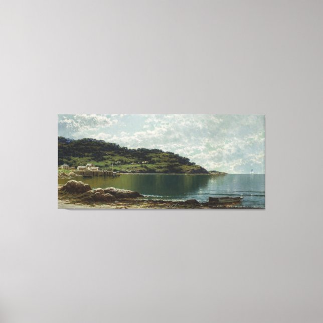 Along the Maine Coast Canvas Print (Front)
