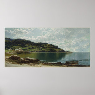 Along the Maine Coast Poster