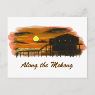 Along the Mekong Postcard