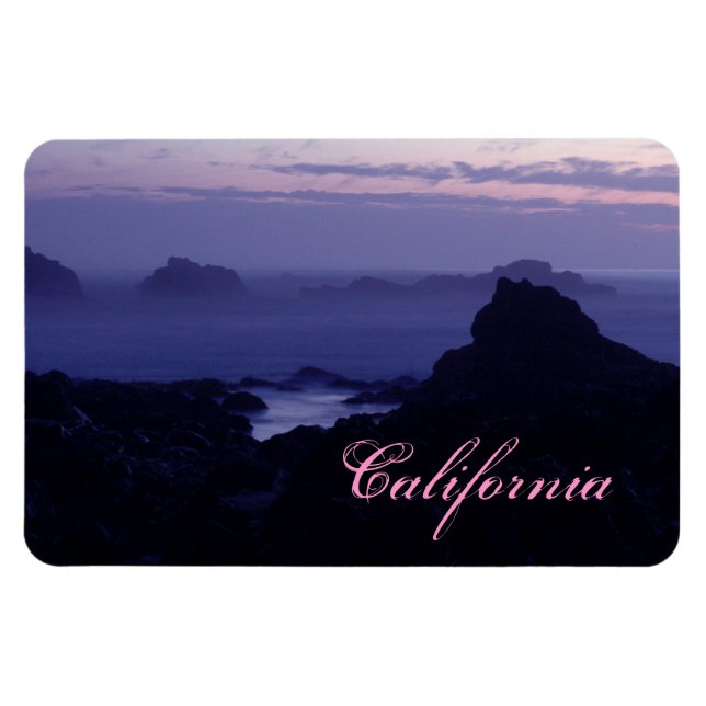 Along the Pacific Coast Highway, California Magnet (Horizontal)