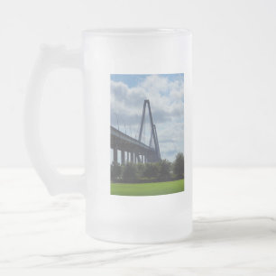 Along the Ravenel Frosted Glass Beer Mug