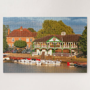 Along the river, Stratford Upon Avon, England Jigsaw Puzzle