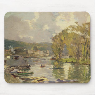 Along the Seine at Meudon, c.1893 (oil on canvas) Mouse Mat