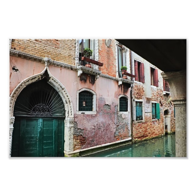 Along the Venice Canals Photo Print (Front)