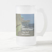 Alongside Folly Pier Frosted Glass Beer Mug