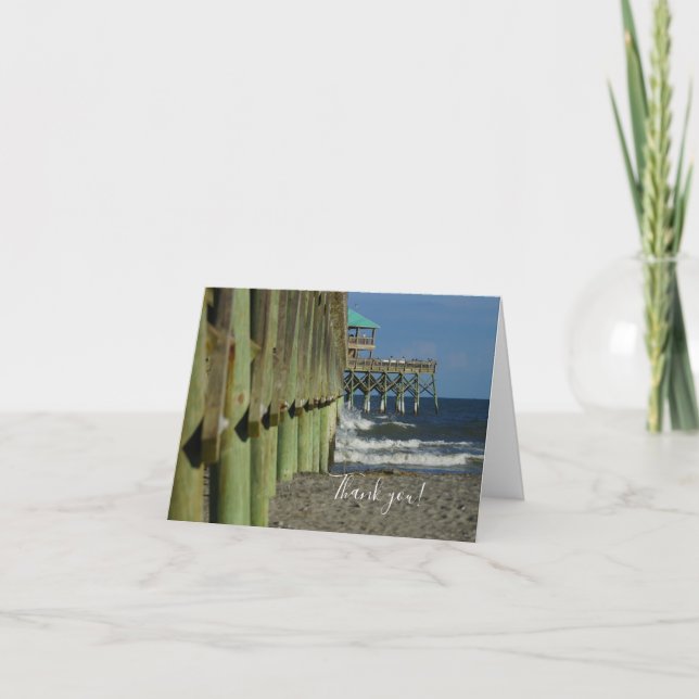 Alongside Folly Pier Thank You Card (Front)