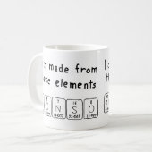 Alonso periodic table name mug (Front Left)