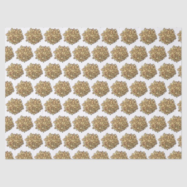Aloo Gobi Indian Food Restaurant Cuisine Print Tissue Paper (Front)
