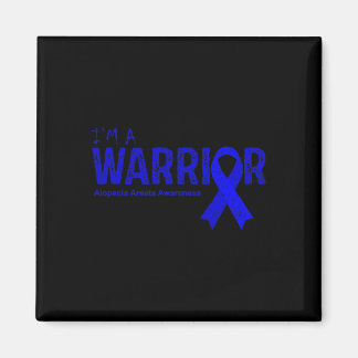 Alopecia Areata Awareness Warrior Magnet