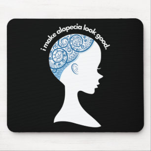 Alopecia Areata Gift - Hair Loss Awareness Mouse Mat