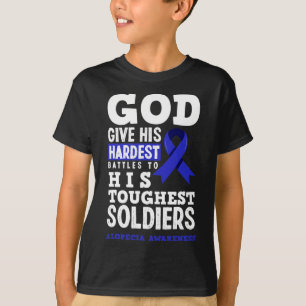 Alopecia Awareness Alopecia Warrior  T-Shirt