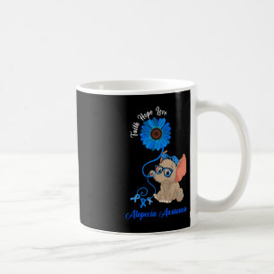 Alopecia Awareness Elephant Faith Hope Love Sunflo Coffee Mug