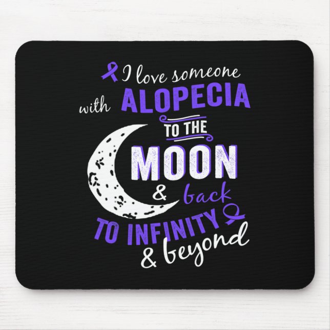 Alopecia Awareness  For WomenMenkids Mouse Mat (Front)