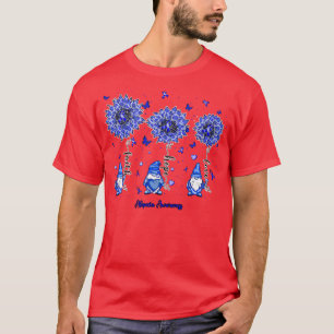 Alopecia Awareness gnome faith hope sunflower T-Shirt