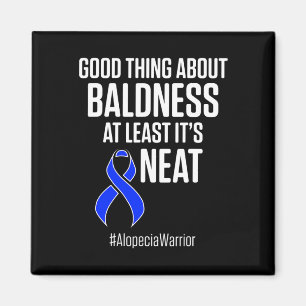 Alopecia Awareness Hair Loss Warrior Baldness Neat Magnet