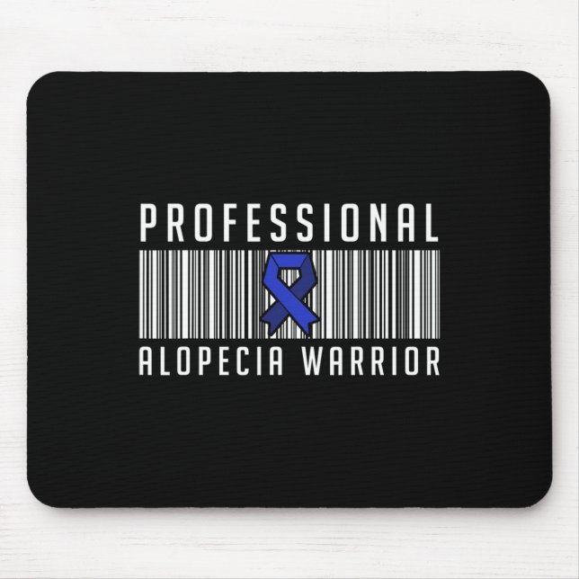 Alopecia Awareness Hair Loss Warrior Causes Surviv Mouse Mat (Front)