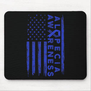 Alopecia Awareness Hair Loss Warrior Enduring Surv Mouse Mat