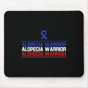 Alopecia Awareness Hair Loss Warrior Family Surviv Mouse Mat