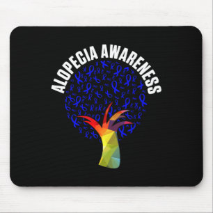 Alopecia Awareness Hair Loss Warrior Fighting Surv Mouse Mat