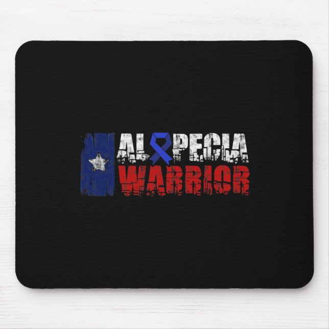 Alopecia Awareness Hair Loss Warrior Health Surviv Mouse Mat (Front)
