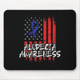 Alopecia Awareness Hair Loss Warrior Healthy Survi Mouse Mat
