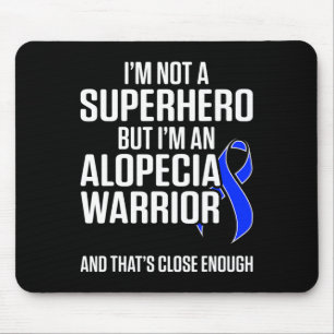 Alopecia Awareness Hair Loss Warrior Hero Survivor Mouse Mat