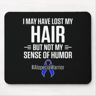 Alopecia Awareness Hair Loss Warrior Humour Surviv Mouse Mat