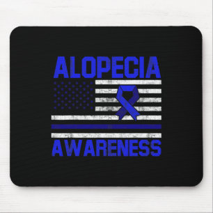Alopecia Awareness Hair Loss Warrior Inspire Survi Mouse Mat