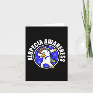 Alopecia Awareness Hair Loss Warrior Loving Surviv Card