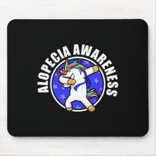 Alopecia Awareness Hair Loss Warrior Loving Surviv Mouse Mat