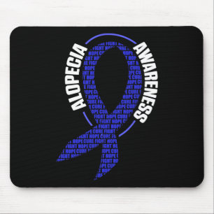 Alopecia Awareness Hair Loss Warrior Medication Su Mouse Mat