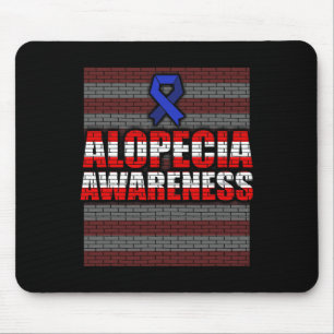 Alopecia Awareness Hair Loss Warrior Patient Care Mouse Mat