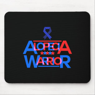 Alopecia Awareness Hair Loss Warrior Signs Survivo Mouse Mat