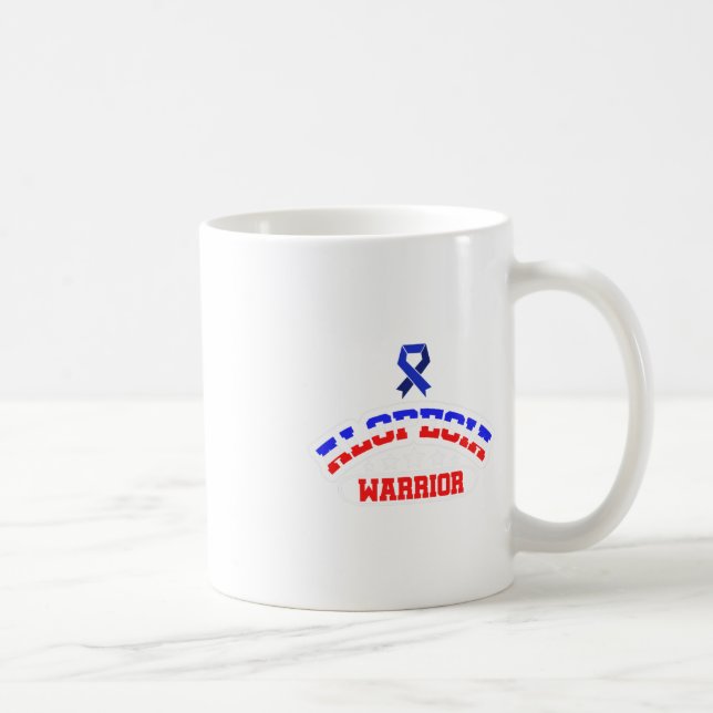 Alopecia Awareness Hair Loss Warrior Support Survi Coffee Mug (Right)