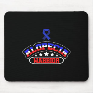 Alopecia Awareness Hair Loss Warrior Support Survi Mouse Mat
