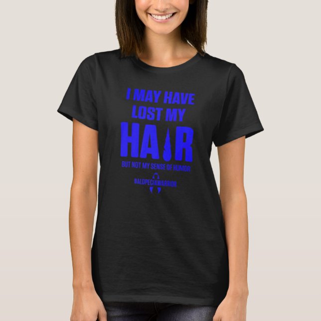 Alopecia Awareness Hair Loss Warrior Survivor  2 T-Shirt (Front)