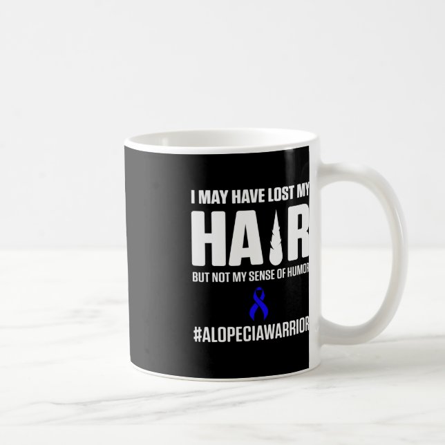 Alopecia Awareness Hair Loss Warrior Survivor 3 Coffee Mug (Right)