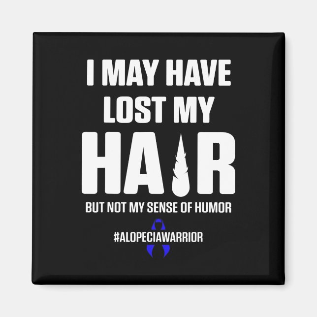 Alopecia Awareness Hair Loss Warrior Survivor 5 Magnet (Front)