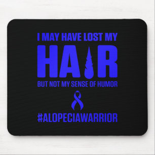 Alopecia Awareness Hair Loss Warrior Survivor  Mouse Mat
