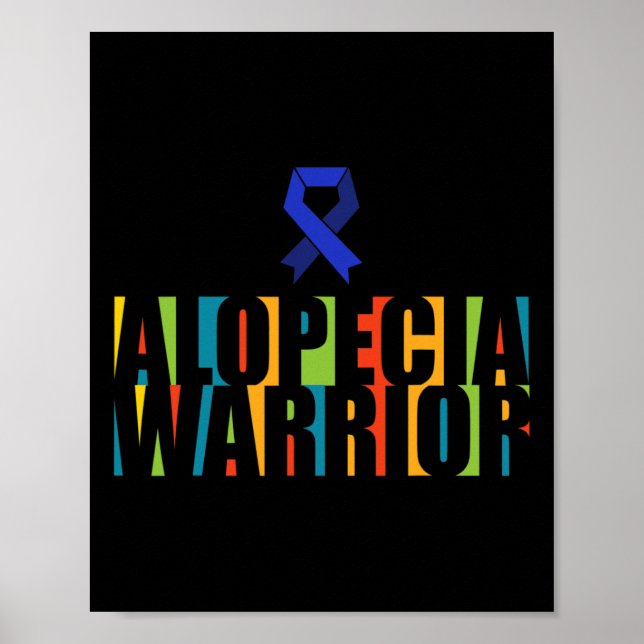 Alopecia Awareness Hair Loss Warrior Therapeutic S Poster (Front)